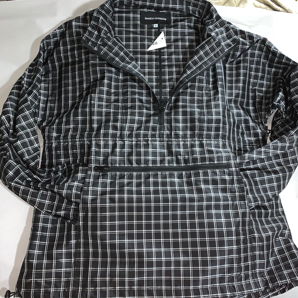 nwt BIANCACHANDON sizeL scuba neck packable anorak